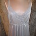 Vintage Nightgown Lorraine Blue Large Sweep Negligee Size Large