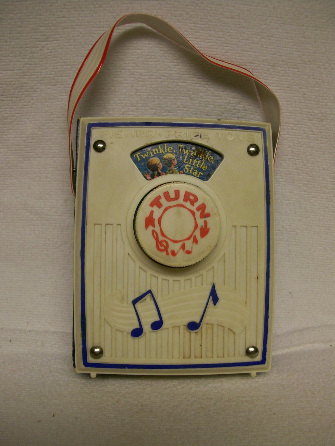 Vintage Fisher Price Music Box Pocket Radio by FabVintageEstates