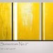 Abstract Art Yellow Grey Yellow Gray - Modern Art Original Painting - Huge 48x36 Shipping included - Original Acrylic on Canvas