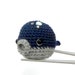 Crochet amigurumi - Moonlight baby ball whale MochiQtie - Mochi size Amighrumi toy / doll