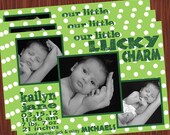 Birth Announcements- Photo Cards- St Patrick's Day Baby Announcement JPEG Il_170x135