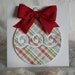 Handmade Christmas Cards Greeting Cards Plaid Ornament Style 6
