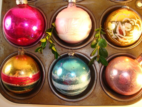 Christmas Tree Ornaments Antique Christmas Balls Includes