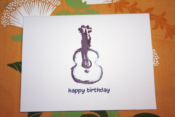 Happy Birthdayukulele By Alohablisscardz On Etsy