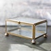 Vintage Glass Box - Brass Container