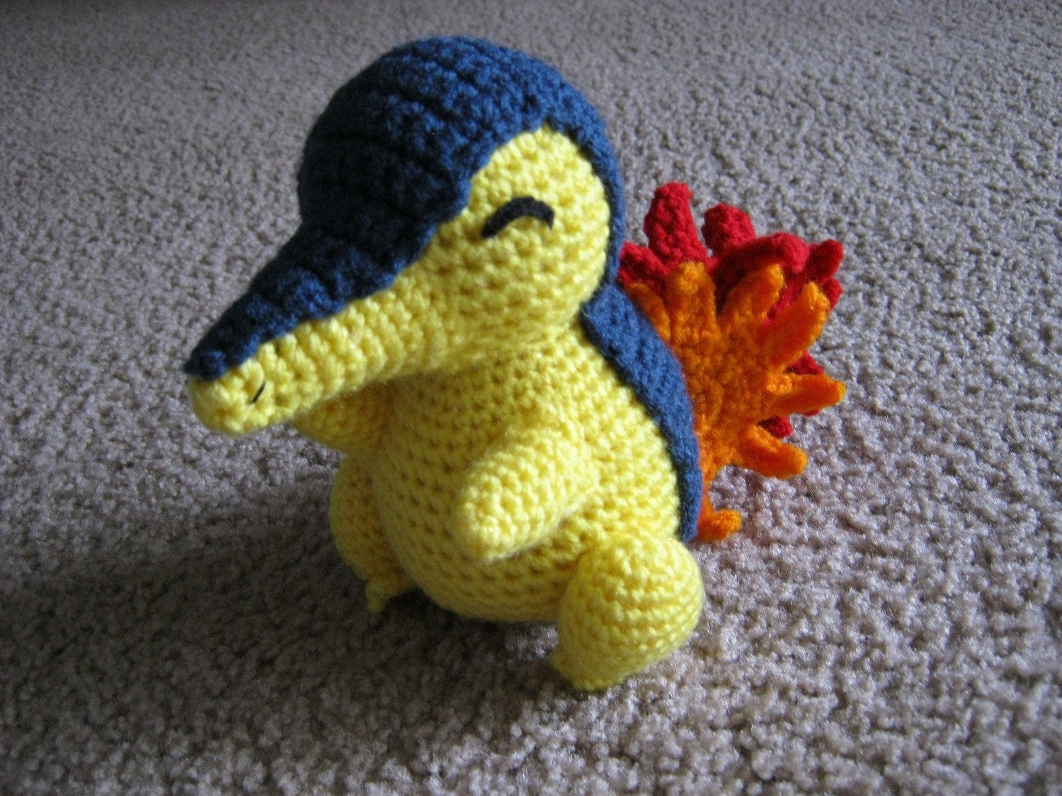 Crochet Cyndaquil plushie