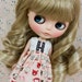 12" Goodyblythe Hair Wig for Blythe Gold Curly W318