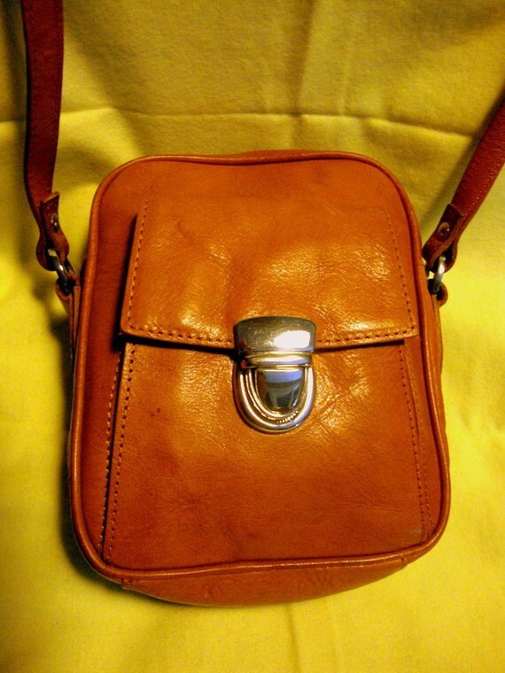 Items similar to Vintage Wilson leather bag ON SALE on Etsy