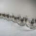 Vintage 60s ROLY POLY GLASSES Retro Mad Men Cocktail Barware Set/6 Diamond
