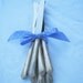 Vintage Silverplate Butter Knives Delicate Design Set/7 Tarnish