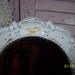 1940s Shabby cottage chic White chippy and distressed Syroco baby nursery dresser, Vanity table mirror