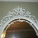Vintage white, boudoir baroque French Country, Victorian, CHALKBOARD, baby Nursery wedding decor I HAVE TWO orginial Syroco Mirror