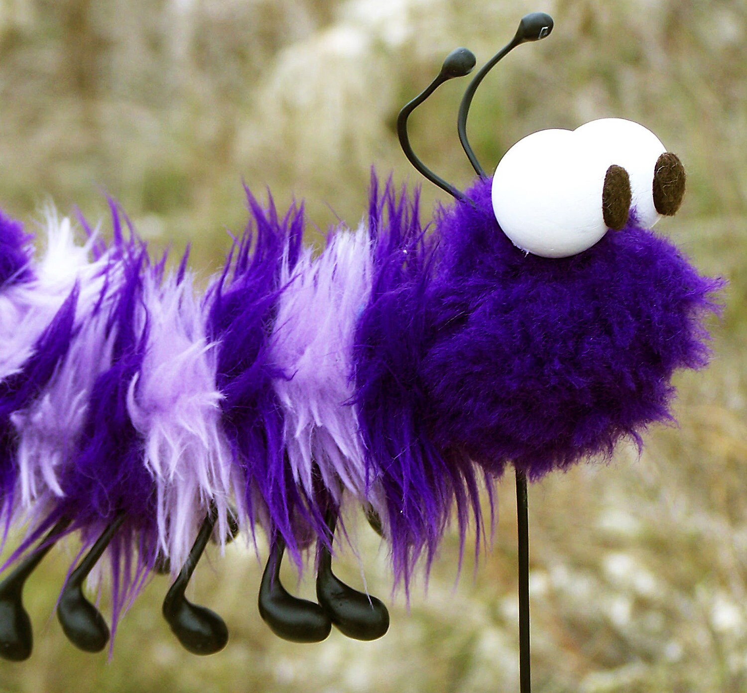 fluffy caterpillar toy