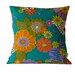 SALE: Flower Power Cushion in reclaimed vintage fabric
