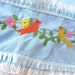 Turtle Dove Embroidered Linen.