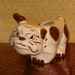Vintage Bulldog Planter, 1940's, Rio Hondo or Walker, 5.5"L, Simply Wonderful, Pottery