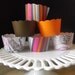 Paisely And Stripe Cupcake Wrappers