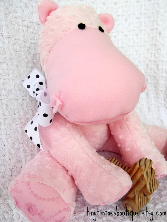 pink hippopotamus soft toy