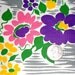 Vintage 1960s Cotton Fabric-Mod Flower Power-4 yards