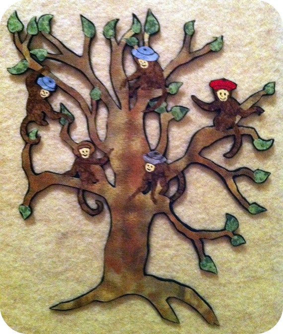 Caps For Sale Flannel Felt Board story