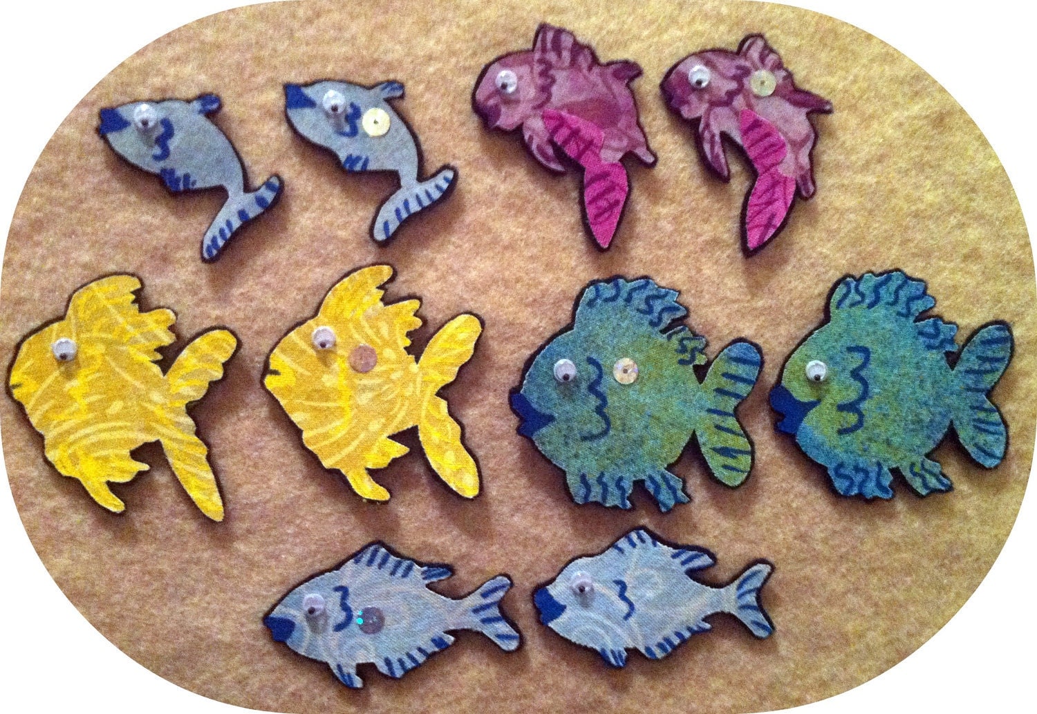 Rainbow Fish Flannel Board Felt Board Story