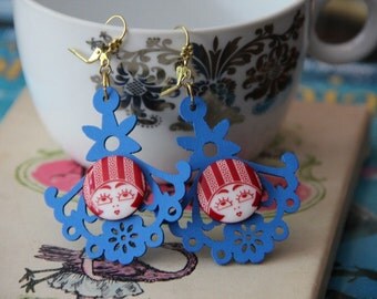 Carnival Geek Girl Earrings.