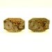 Tesla's Steampunk Watch Cuff Links Antique Jeweled Watch cuff links