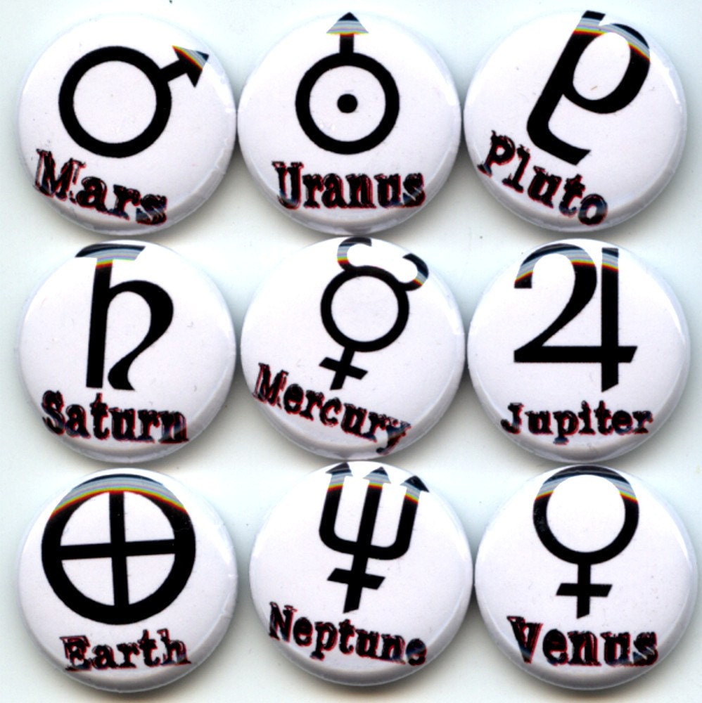 planet sign symbols
