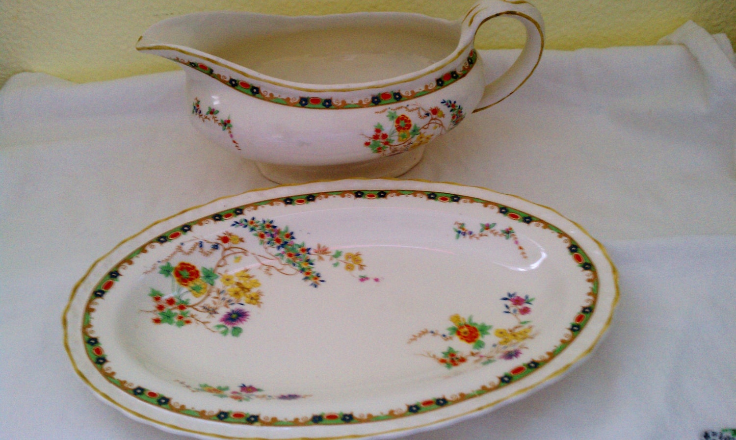 Antique Myott Staffordshire England Gravy Relish Dish by Moderra