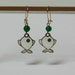 Vintage Enamel Fish Earrings