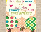 Items similar to INSTANT DOWNLOAD Printable Dr. Seuss Quote Wall Art