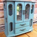 Shabby Chic Turquoise Jewelry box