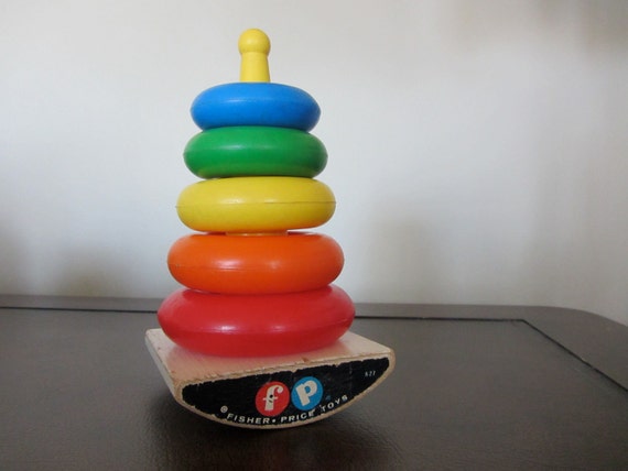 fisher price light up stacking rings