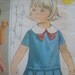 vintage butterick TODDLERS sewing pattern DRESS pleated skirt peter pan collar MOD retro 1960s style size 2