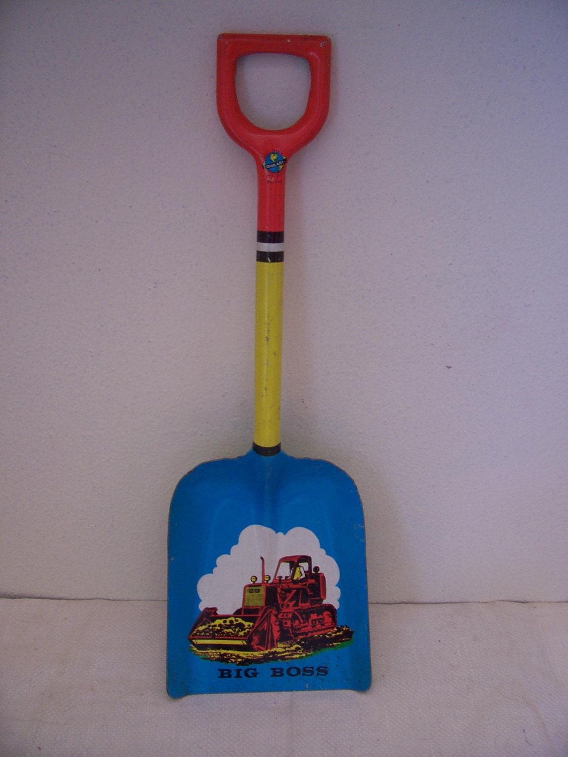 Vintage Toy Shovel Ohio Art Tin Litho Big by TuckersPrimitives