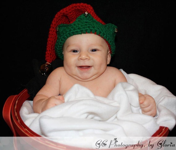 newborn hat crochet elf pattern Newborn sizes to christmas Crochet Boss hat( adult elf Pattern)