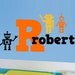 Robots Initial Name Kids Vinyl Wall Decal Sticker