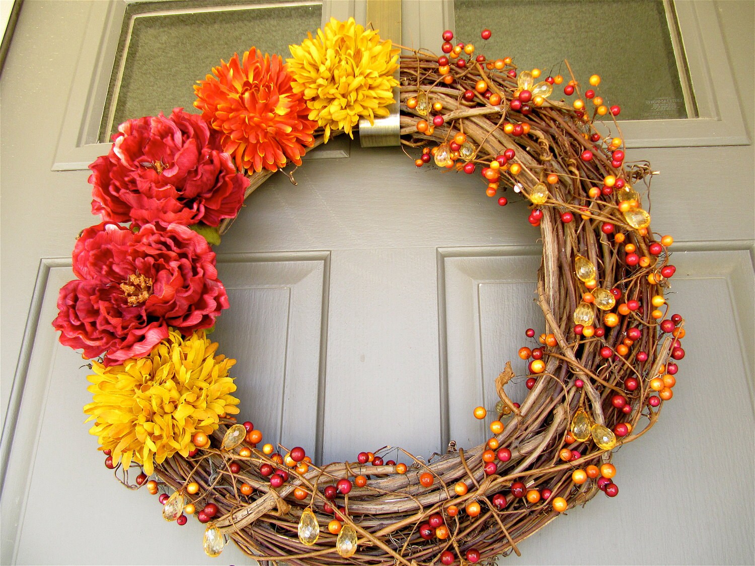 Perfect Fall Wreath or Home Decor by on Etsy