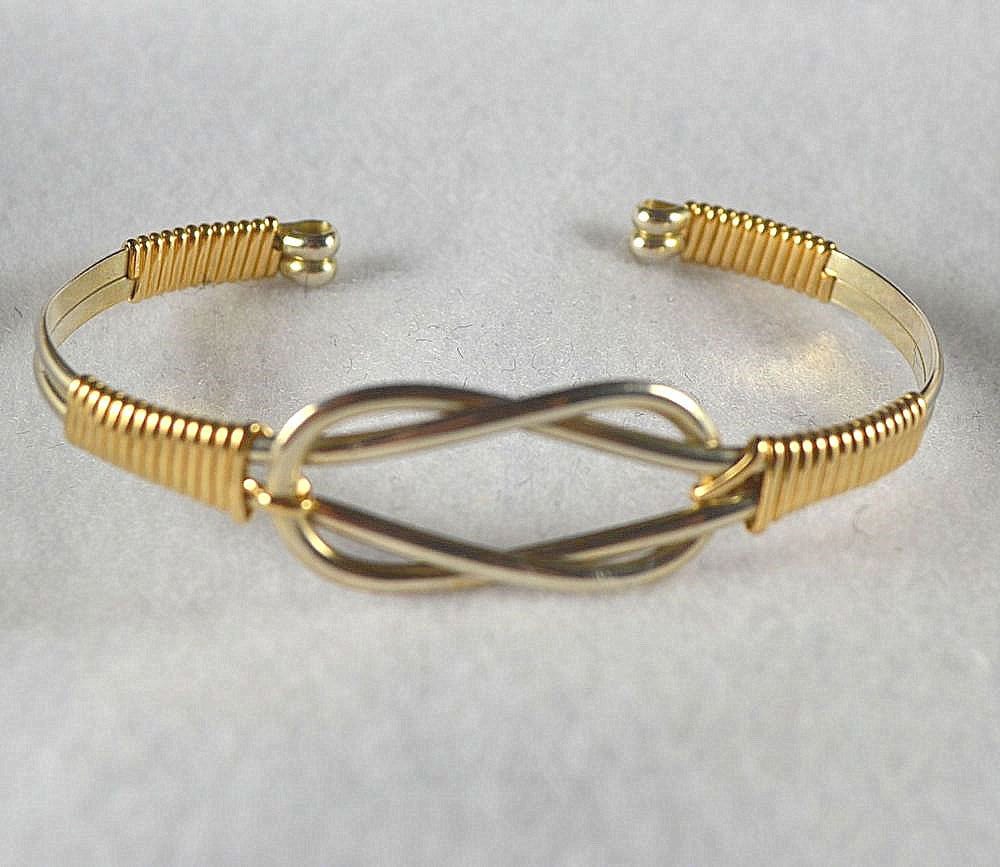 Bracelet TUTORIAL Wire wrapped Cuff pdf Knotted