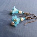 Reserved for Jen: Summer Bluebell Earrings