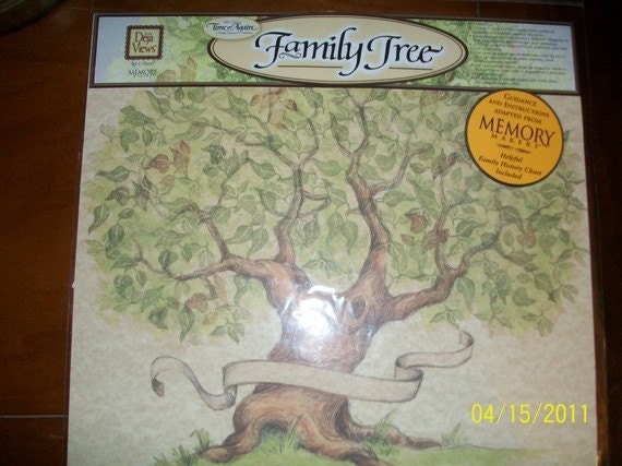 Family Tree Scrapbook Templates To Commemorate Your Ancestry
