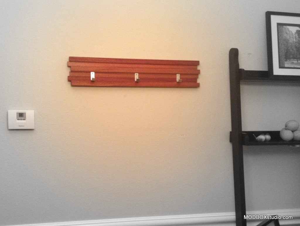 Coat Rack 4 Hook Key Hat Rack Minimalist Modern Wall Hanging