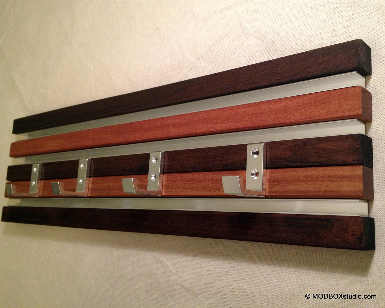 Reserved for Sarah 48 long Coat Rack 8 Hook Wood