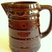 Vintage Pottery Creamer - Marcrest by Hull - Small Pitcher 1950's
