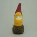4" tall Olffnock the gnome - Waldorf style needle felted wool art doll - ready to ship