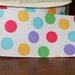 Wide Polka Dot Ribbon 21/4 inch 3 yards Multi Colored Dots