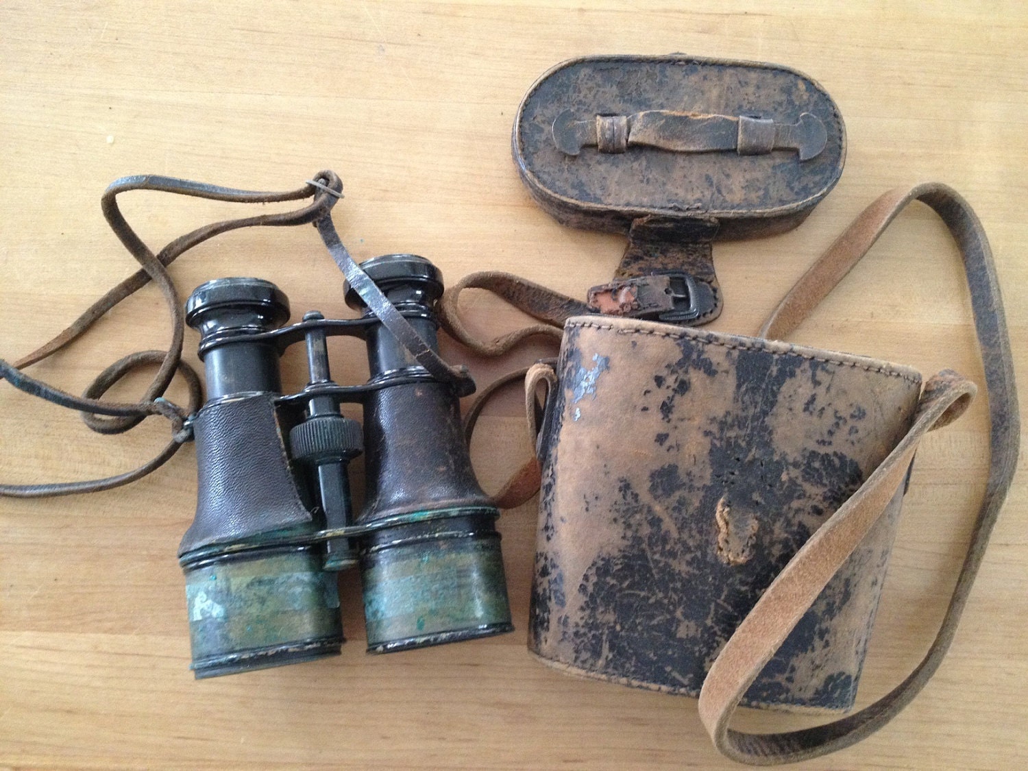Vintage Military Binoculars from Germany by justaMIDDLEgirl