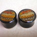 Butterfly Wing Plugs 7/8" Double Flare - cethosia biblis perakana