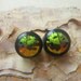 Butterfly Wing Plugs 9/16" Double Flare - Sunset Moth