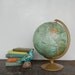 Reserved for Cyndy Vintage 12" Inch Replogle World Ocean Series Standing Globe, dated to 1967 1968